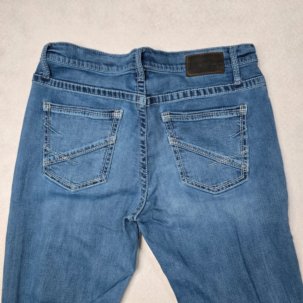 BKE Jake Straight Leg Jeans Mens 36x38 Medium Wash Denim ABP15258